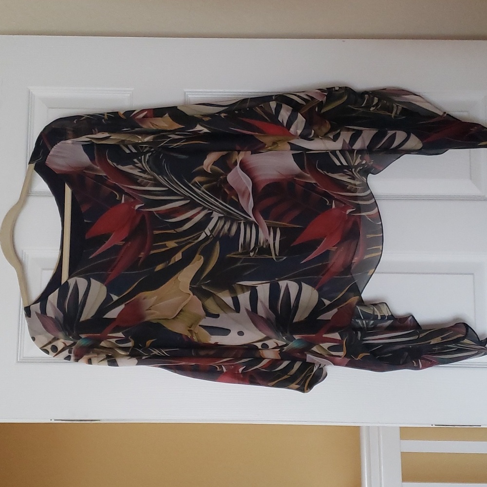 Italian Silk Flowy Top